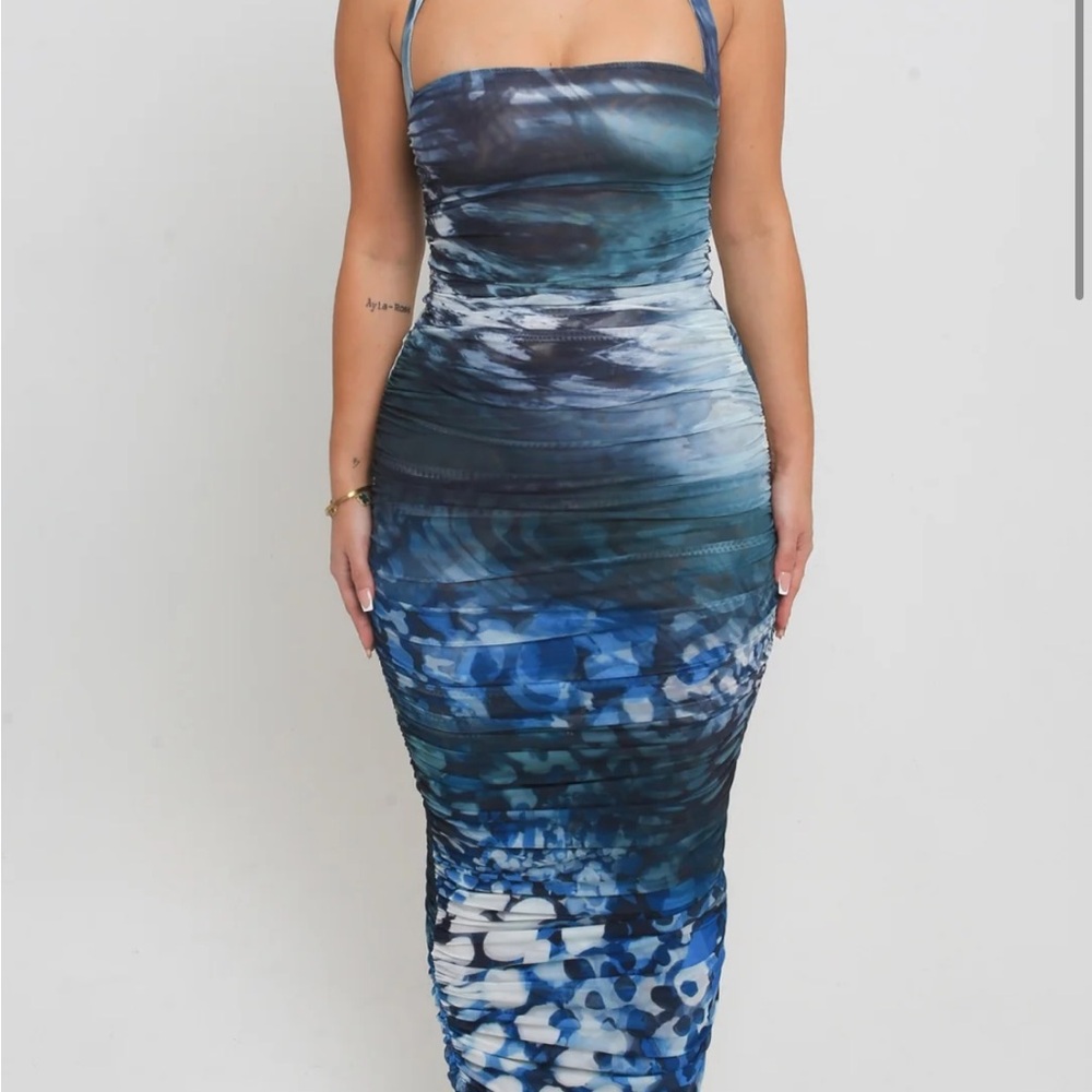 Chenai Ruched Maxi Dress